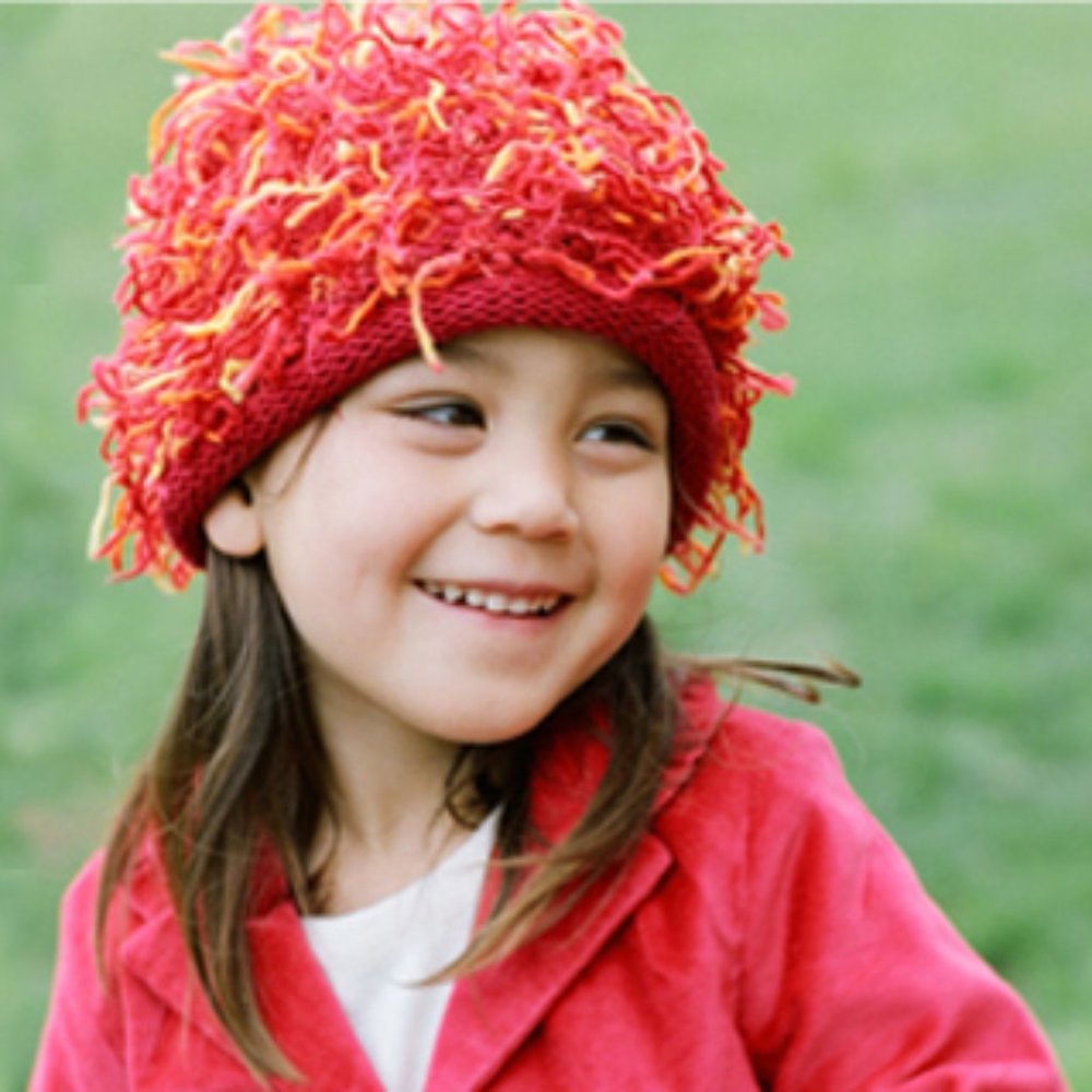 Zooni Size Small (6-12mo) Red Fire Cracker Infant Fleece Beenie Hat, New w/ Tags